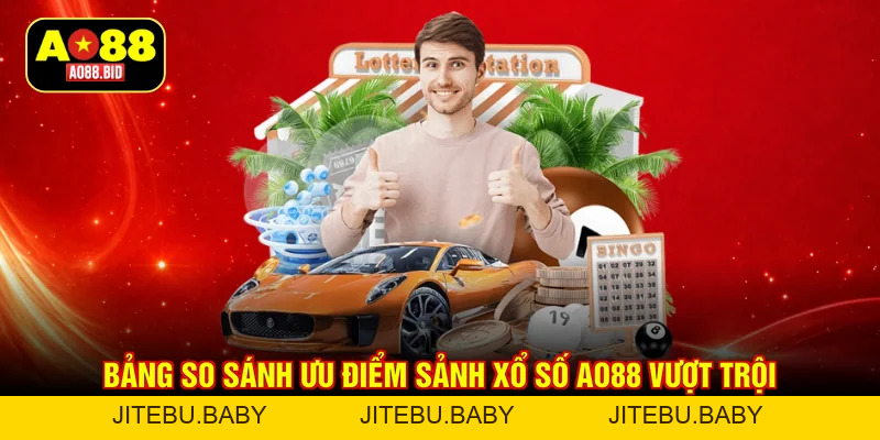 Xổ Số AO88 - Sân Chơi Trả Thưởng Minh bạch, Tỷ Lệ Cao 99.5 - jitebu